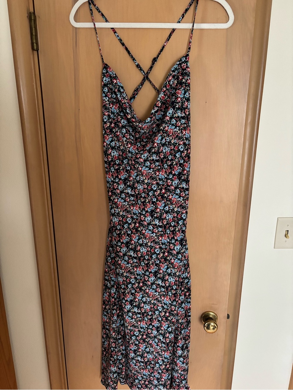 Floral Cowl Neck dress